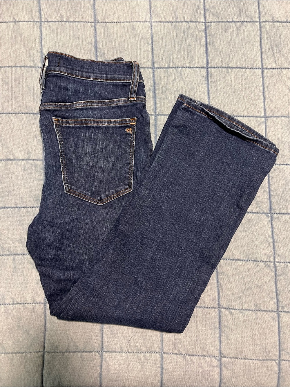 Dark Blue Women's Straight-Leg Jeans